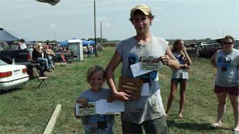 7 Year old winner of Mud Truck !